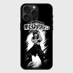 Чехол силиконовый для Apple iPhone 15 Pro Мax матовый Моя геройская академия