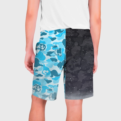 Мужские шорты 3D Камуфляж Brawl logo зима, цвет 3D печать - фото 2