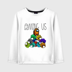 Детский лонгслив хлопок Among Us Амонг Ас