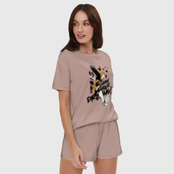 Женская пижама с шортиками хлопок Следуй своим мечтам - фото 2