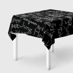 Скатерть 3D BTS имена