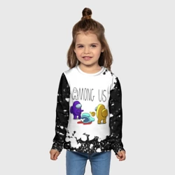 Детский лонгслив 3D Among Us - фото 2