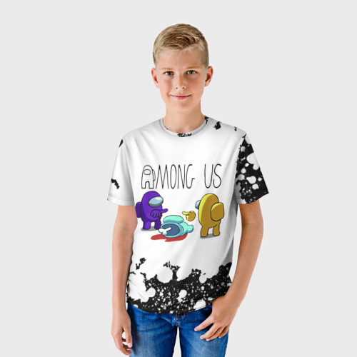 Детская футболка 3D Among Us (Z), цвет 3D печать - фото 3