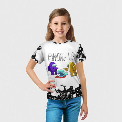 Детская футболка 3D Among Us (Z), цвет 3D печать - фото 5