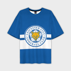 Мужская футболка oversize 3D Leicester city