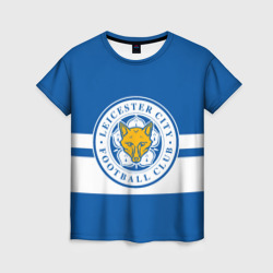 Женская футболка 3D Leicester city