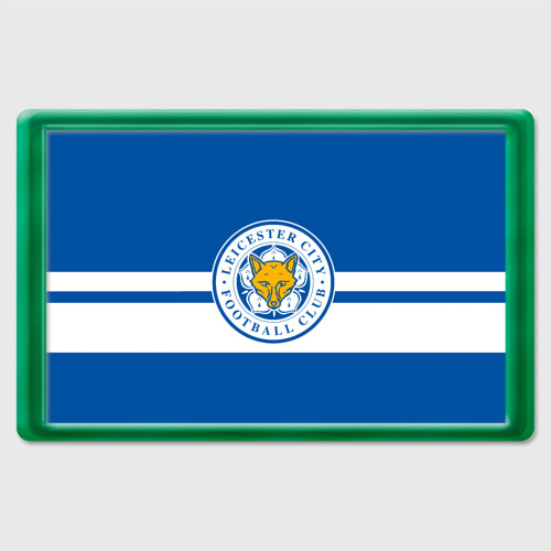 Магнит 45*70 Leicester city, цвет зеленый