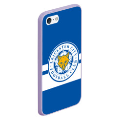 Чехол для iPhone 5/5S матовый Leicester city - фото 2