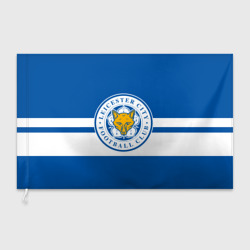 Флаг 3D Leicester city