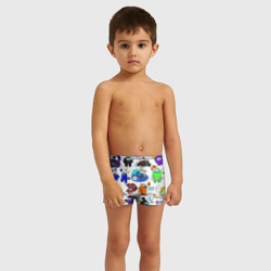 Детские купальные плавки 3D Among Us stickerbombing - фото 2