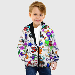 Детская куртка 3D Among Us stickerbombing - фото 2