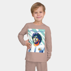 Детская пижама с лонгсливом хлопок Марадона золотой мальчик - фото 2