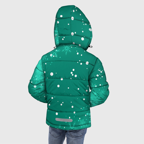 Зимняя куртка для мальчиков 3D Among Us - снежный, цвет черный - фото 4