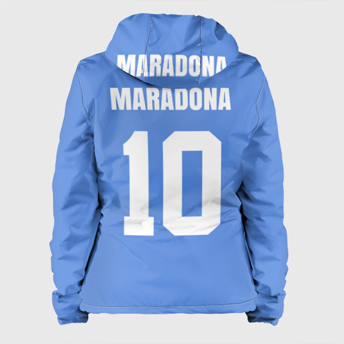 Женская куртка 3D Диего Марадона Наполи Ретро, цвет белый - фото 2