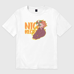 Женская футболка хлопок Oversize Nice recieve
