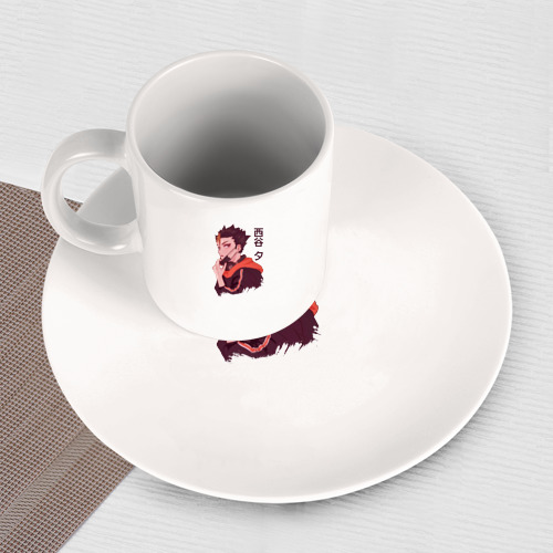 Набор: тарелка + кружка Нишиноя Ю - фото 3