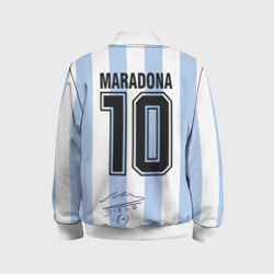 Детский бомбер 3D Diego Maradona 10 - автограф