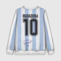 Детский свитшот 3D Diego Maradona 10 - автограф