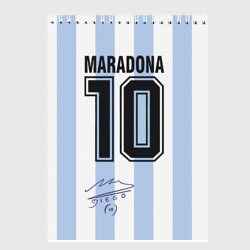 Скетчбук Diego Maradona 10 - автограф