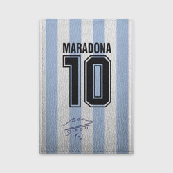 Обложка для автодокументов Diego Maradona 10 - автограф
