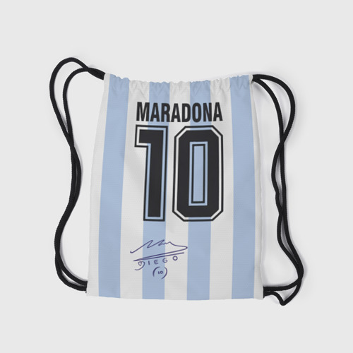 Рюкзак-мешок 3D Diego Maradona 10 - автограф - фото 7