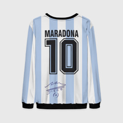 Мужской свитшот 3D Diego Maradona 10 - автограф