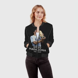 Женский бомбер 3D Diego Maradona - фото 2