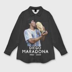 Мужская рубашка oversize 3D Diego Maradona