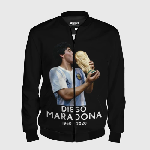 Мужской бомбер 3D Diego Maradona