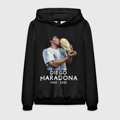 Мужская толстовка 3D Diego Maradona