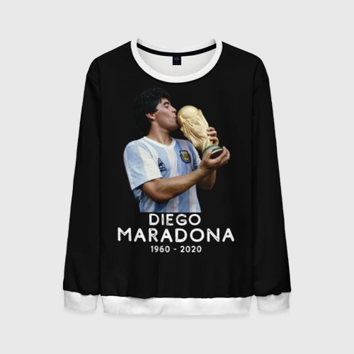Мужской свитшот 3D Diego Maradona