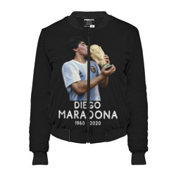 Женский бомбер 3D Diego Maradona