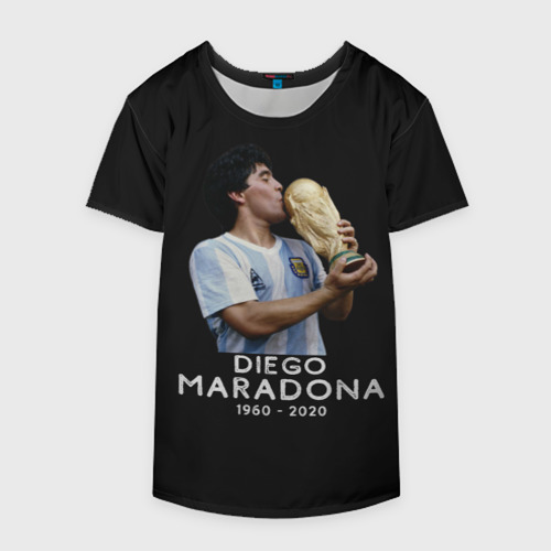 Накидка на куртку 3D Diego Maradona, цвет 3D печать - фото 4