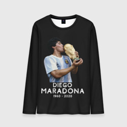 Мужской лонгслив 3D Diego Maradona