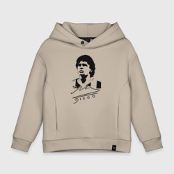 Детское худи Oversize хлопок Diego Maradona