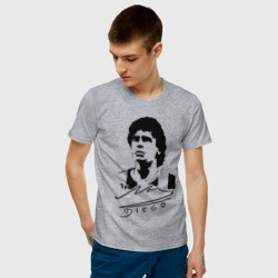 Мужская футболка хлопок Diego Maradona - фото 2