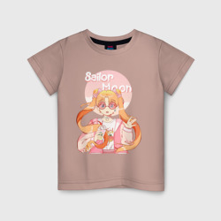 Детская футболка хлопок Sailor Moon Coffee