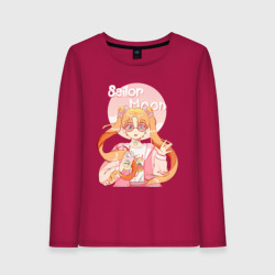 Женский лонгслив хлопок Sailor Moon Coffee