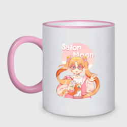 Кружка двухцветная Sailor Moon Coffee