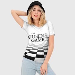 Женская футболка 3D Slim Ход королевы - фото 2