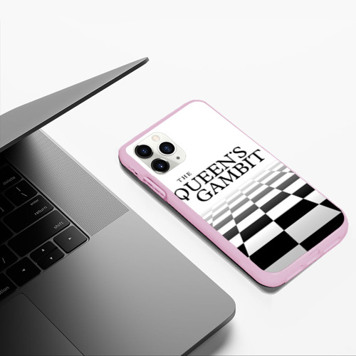 Чехол для iPhone 11 Pro Max матовый Ход королевы, цвет розовый - фото 5