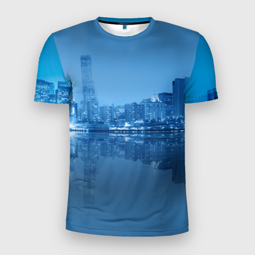 Мужская футболка 3D Slim New York, цвет 3D печать