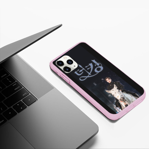 Чехол для iPhone 11 Pro Max матовый the king, цвет розовый - фото 5
