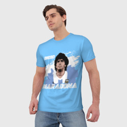 Мужская футболка 3D Диего Марадона - фото 2