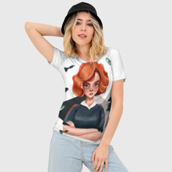 Женская футболка 3D Slim Ход Королевы - фото 2