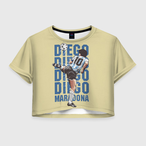 Женская футболка Crop-top 3D Diego Diego, цвет 3D печать