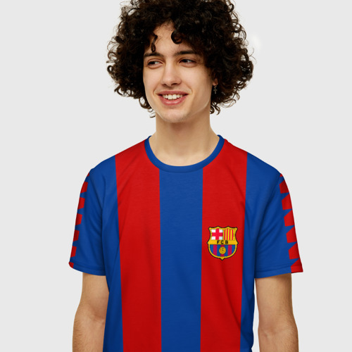 Мужская футболка 3D+ Барселона Марадона, цвет 3D печать - фото 6