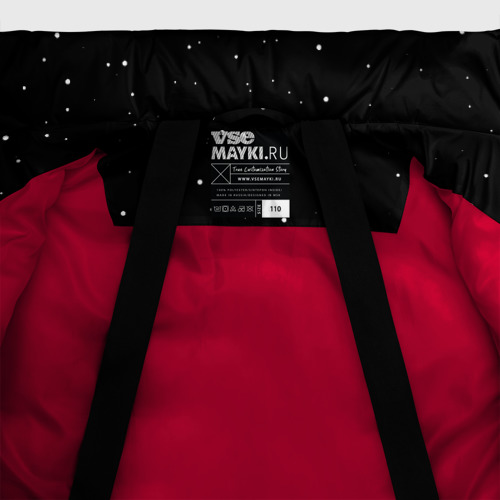 Зимняя куртка для девочек 3D Among Us - Амонг Ас, цвет красный - фото 7