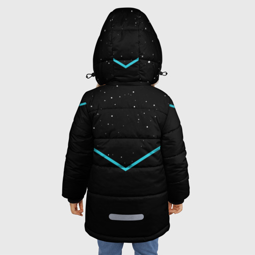 Зимняя куртка для девочек 3D Among Us - Амонг Ас, цвет красный - фото 4