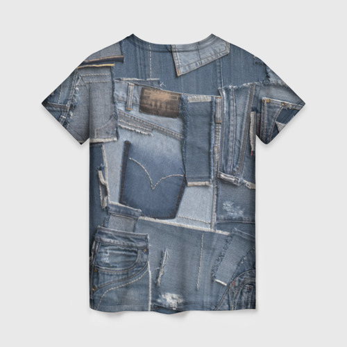 Женская футболка 3D Jeans life, цвет 3D печать - фото 2